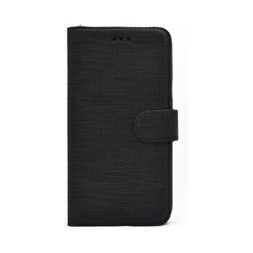Teleplus Xiaomi Mi Note 10 Pro Kumaş Spor Standlı Cüzdan Siyah Kılıf