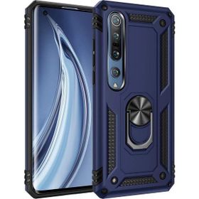 Teleplus Xiaomi Mi Note 10 Pro Vega Yüzüklü Tank Kapak Lacivert Kılıf