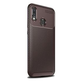 Teleplus Xiaomi Mi Play Negro Karbon Kahverengi Silikon Kılıf