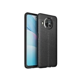 Teleplus Xiaomi MI10I 5g Deri Dokulu Nano Ekran Koruyucu Lacivert Silikon Cep Telefonu Kılıf