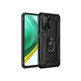 Teleplus Xiaomi Mi10t Kılıf Vega Yüzüklü Standlı Tank Kapak Gold Nano Ekran Koruyucu