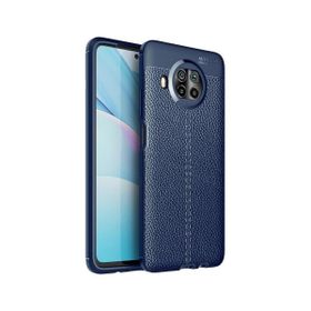 Teleplus Xiaomi MI10T Lite Deri Dokulu Kırmızı Silikon Cep Telefonu Kılıf