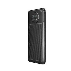 Teleplus Xiaomi MI10T Lite Negro Karbon Dokulu Siyah Nano Ekran Koruyucu Silikon Cep Telefonu Kılıf