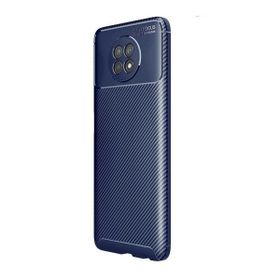 Teleplus Xiaomi MI10T Lite Negro Karbon Dokulu Siyah Nano Ekran Koruyucu Silikon Cep Telefonu Kılıf