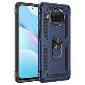 Teleplus Xiaomi MI10T Lite Vega Yüzüklü Tank Gold Nano Ekran Koruyucu Silikon Cep Telefonu Kılıf