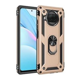 Teleplus Xiaomi MI10T Lite Vega Yüzüklü Tank Rose Gold Silikon Cep Telefonu Kılıf