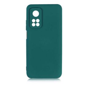 Teleplus Xiaomi Mi10T Pro İçi Kadife Turuncu Kamera Korumalı ve Silikon Kılıf