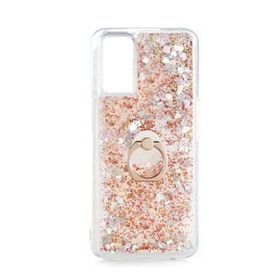 Teleplus Xiaomi Mi10T Sulu Yüzüklü Milce Silikon Pembe Kılıf