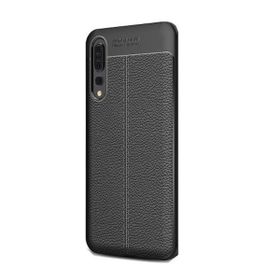Teleplus Xiaomi Mi9 Deri Dokulu Silikon Lacivert Kılıf Nano Glass Ekran Koruyucu