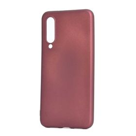 Teleplus Xiaomi Mi9 Lite Lüks Mat Bordo Silikon Kılıf