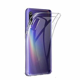 Teleplus Xiaomi Mi9 Lite Lüks Silikon Şeffaf Kılıf + Nano Ekran Koruyucu