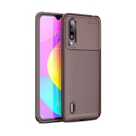 Teleplus Xiaomi Mi9 Lite Negro Karbon Desenli Silikon Lacivert Nano Ekran Koruyucu Cep Telefonu Kılıfı