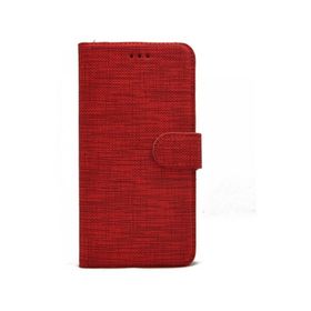 Teleplus Xiaomi Mi9 SE Kumaş Spor Standlı Cüzdan Kahverengi Kılıf