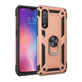 Teleplus Xiaomi Mi9 Vega Yüzüklü Tank Kapak Nano Ekran Koruyucu Gümüş Telefon Kılıf