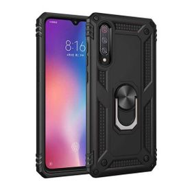 Teleplus Xiaomi Mi9 Vega Yüzüklü Tank Kapak Nano Ekran Koruyucu Gümüş Telefon Kılıf