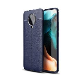 Teleplus Xiaomi Poco F2 Pro Niss Dizayn Silikon Lacivert Kılıf