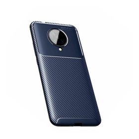 Teleplus Xiaomi Poco F2 Pro Ultra Soft Negro Karbon Lacivert Nano Ekran Koruyucu Ve Silikon Kılıf