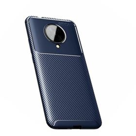 Teleplus Xiaomi Poco F2 Pro Ultra Soft Negro Karbon Lacivert Nano Ekran Koruyucu Ve Silikon Kılıf