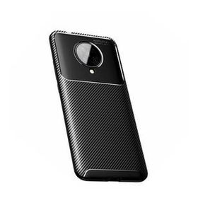 Teleplus Xiaomi Poco F2 Pro Ultra Soft Negro Karbon Lacivert Nano Ekran Koruyucu Ve Silikon Kılıf