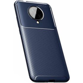 Teleplus Xiaomi Poco F2 Pro Ultra Soft Negro Karbon Lacivert Silikon Cep Telefonu Kılıf