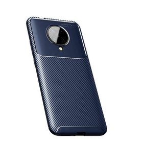 Teleplus Xiaomi Poco F2 Pro Ultra Soft Negro Karbon Lacivert Silikon Cep Telefonu Kılıf