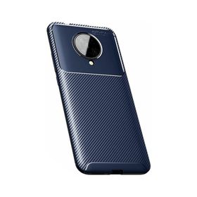 Teleplus Xiaomi Poco F2 Pro Ultra Soft Negro Karbon Lacivert Silikon Cep Telefonu Kılıf