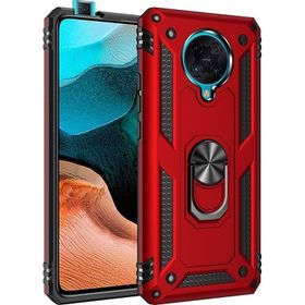 Teleplus Xiaomi Poco F2 Pro Vega Yüzüklü Tank Kapak Lacivert Kılıf