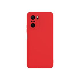 Teleplus Xiaomi Poco F3 Kamera Korumalı Mat Premier Kırmızı Silikon Kılıf