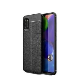 Teleplus Xiaomi Poco M3 Deri Dokulu Nano Ekran Koruyucu Kırmızı Silikon Cep Telefonu Kılıf