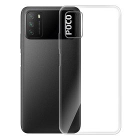Teleplus Xiaomi Poco M3 Lüks Korumalı Nano Ekran Koruyucu Şeffaf Silikon Cep Telefonu Kılıf