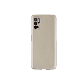 Teleplus Xiaomi Poco M3 Pro 5g Kamera Korumalı Mat Silikon Gold Kılıf