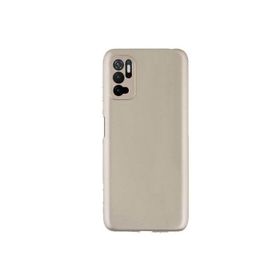 Teleplus Xiaomi Poco M3 Pro 5g Kamera Korumalı Mat Silikon Gold Kılıf