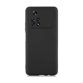 Teleplus Xiaomi Poco M4 Pro 4G Kamera Korumalı Mat Premier Silikon Siyah Kılıf