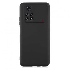 Teleplus Xiaomi Poco M4 Pro 4G Kamera Korumalı Mat Premier Silikon Siyah Kılıf