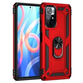 Teleplus Xiaomi Poco M4 Pro 5G Vega Yüzüklü Tank Silikon Altın Rengi Kılıf