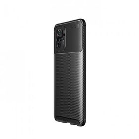 Teleplus Xiaomi Poco M5S Kamera Korumalı Negro Karbon Silikon Siyah Kılıf