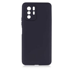 Teleplus Xiaomi Poco X3 GT Kamera Korumalı Mat Premier Silikon Siyah Kılıf ve Nano Ekran Koruyucu