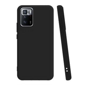 Teleplus Xiaomi Poco X3 GT Mat Korumalı Biye Silikon Mor Kılıf ve Nano Ekran Koruyucu