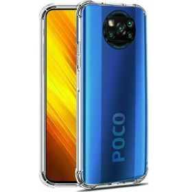 Teleplus Xiaomi Poco X3 Nfc Darbe Korumalı Şeffaf Nano Ekran Koruyucu Silikon Cep Telefonu Kılıf