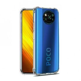 Teleplus Xiaomi Poco X3 Nfc Darbe Korumalı Şeffaf Nano Ekran Koruyucu Silikon Cep Telefonu Kılıf
