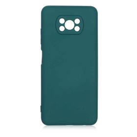 Teleplus Xiaomi Poco X3 NFC Kamera Korumalı İçi Kadife Silikon Bordo Kılıf