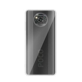 Teleplus Xiaomi Poco X3 Nfc Lüks Kamera Korumalı Şeffaf Nano Ekran Koruyucu Silikon Cep Telefonu Kılıf