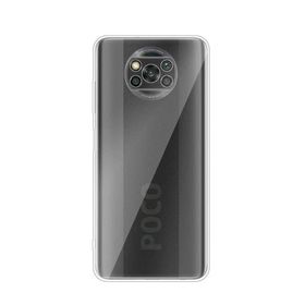 Teleplus Xiaomi Poco X3 Nfc Lüks Kamera Korumalı Şeffaf Nano Ekran Koruyucu Silikon Cep Telefonu Kılıf