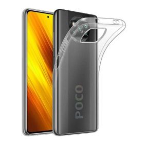 Teleplus Xiaomi Poco X3 NFC Lüks Tpu Korumalı Şeffaf Nano Ekran Koruyucu Silikon Cep Telefonu Kılıf