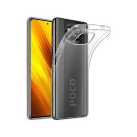 Teleplus Xiaomi Poco X3 NFC Lüks Tpu Korumalı Şeffaf Silikon Cep Telefonu Kılıf