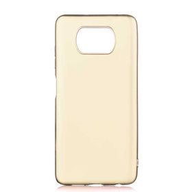 Teleplus Xiaomi Poco X3 NFC Lüks Tpu Mat Gold Nano Ekran Koruyucu Ve Silikon Kılıf