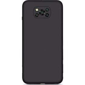 Teleplus Xiaomi Poco X3 Nfc Mat Kamera Korumalı Siyah Silikon Cep Telefonu Kılıf