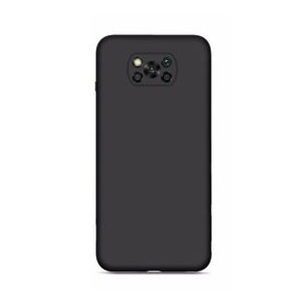 Teleplus Xiaomi Poco X3 Nfc Mat Kamera Korumalı Siyah Silikon Cep Telefonu Kılıf