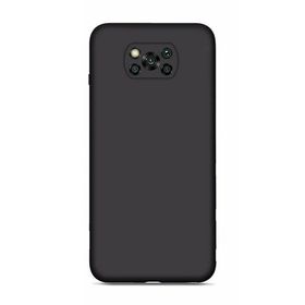 Teleplus Xiaomi Poco X3 Nfc Mat Kamera Korumalı Siyah Silikon Cep Telefonu Kılıf