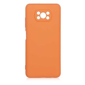 Teleplus Xiaomi Poco X3 Pro Kamera Korumalı Içi Kadife Silikon Kırmızı Kılıf
